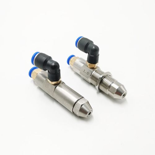 虹吸式燃油空气雾化喷头二流体除尘油甲醇燃烧机喷油嘴