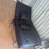 贵妃椅电动躺椅皮卧室阳台小午休椅床睡躺懒沙发