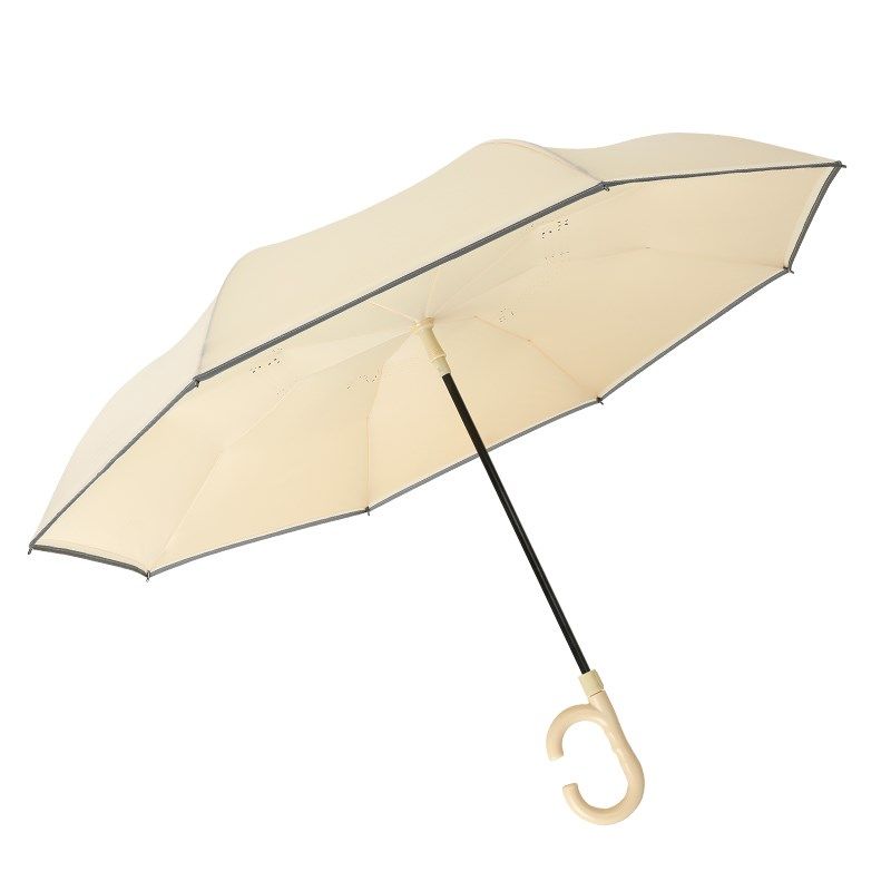 新配色自动反向伞层长柄雨伞晴雨两用女人结实抗风大号车载男