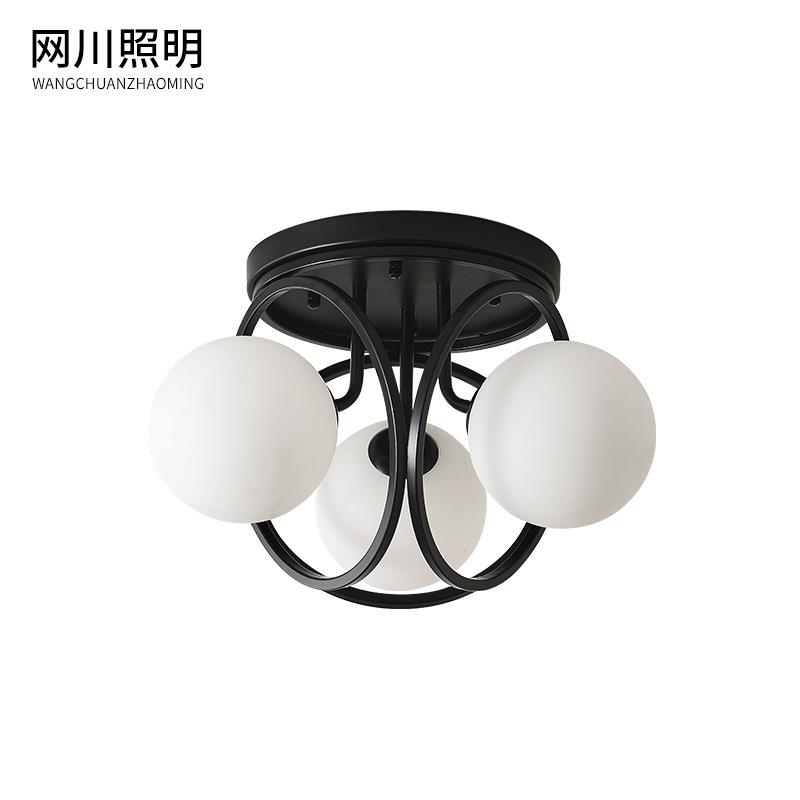 亚马逊吸顶灯阳台走廊灯简约现代入户玄关灯中山家装灯饰卧室灯
