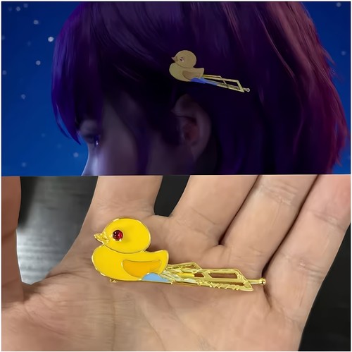 《神印王座》圣采儿小黄鸭发夹可爱精致动画周边个性潮流学生礼物