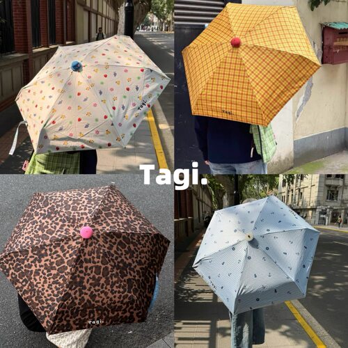 Tagi.《换装游戏》折叠伞防晒防紫外线可爱防晒便携遮阳伞晴雨伞