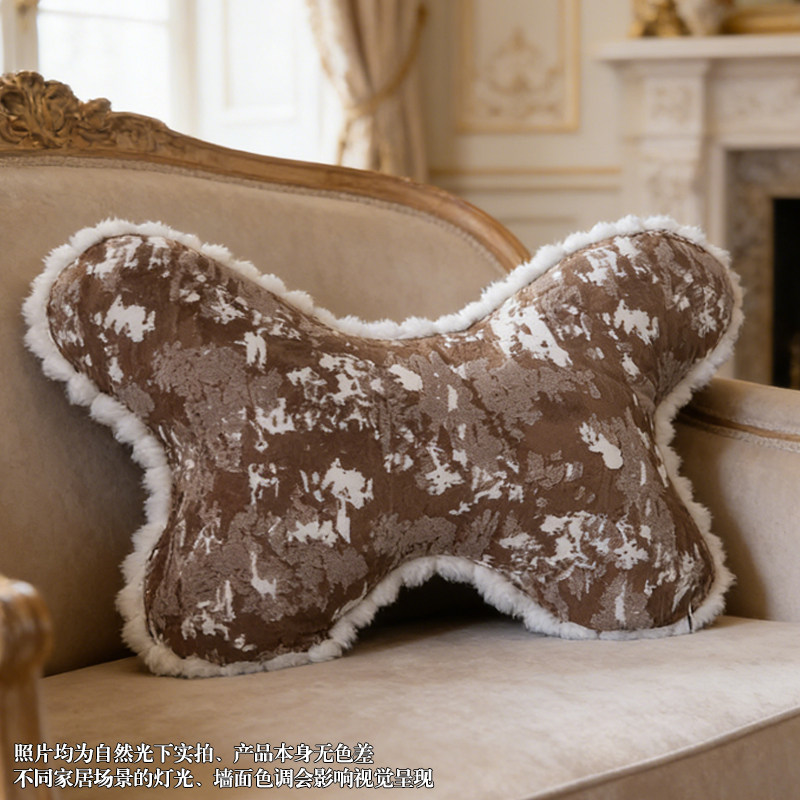 法式中古风蝴蝶抱枕民宿氛围轻奢复古高级感沙发床头靠枕靠垫腰枕