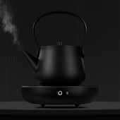 小坐知炉电陶炉观壶小型迷你电茶炉银壶铁壶壶烧水煮茶器