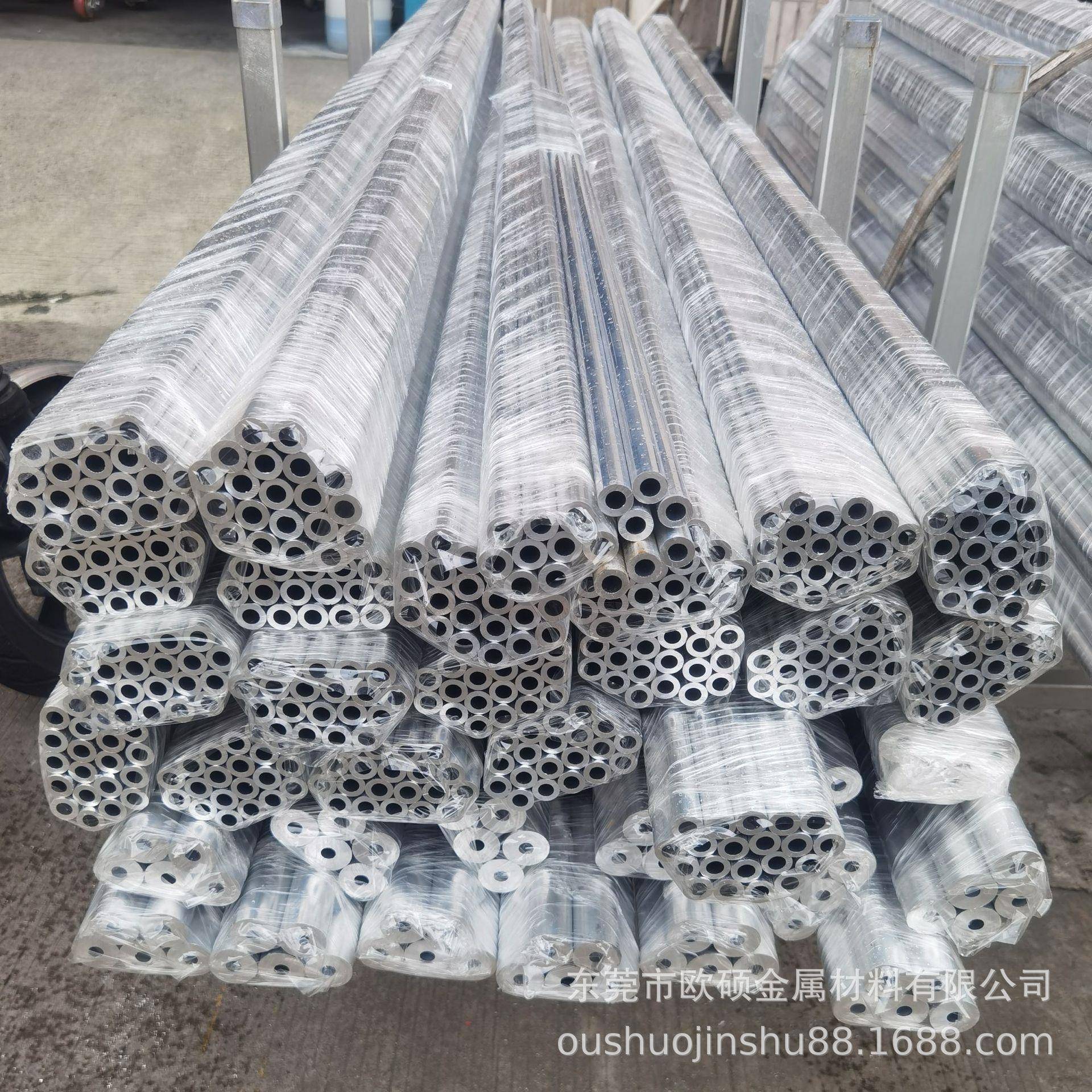 厂家6063铝管铝合金管空心铝圆管 定尺开料精密切割6061厚壁铝管
