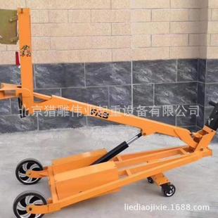 可折家叠叉液压小型吊臂 动电液压装 00kg卸车厂 手动推行装 车神器