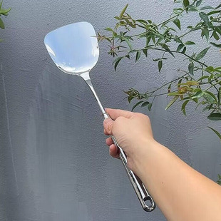 德式锅铲子一体加厚长炒菜平铲鱼铲菜铲