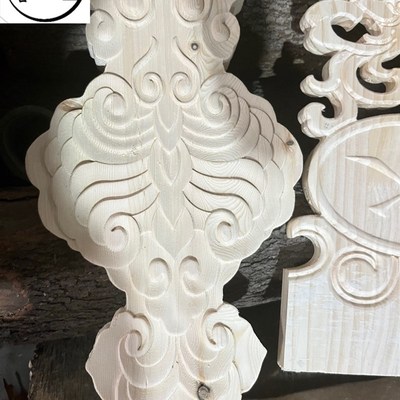 悬鱼【实木】吊瓜悬梁柱头吊挂吊柱梁柱头撑拱斜撑雀替牛腿角花