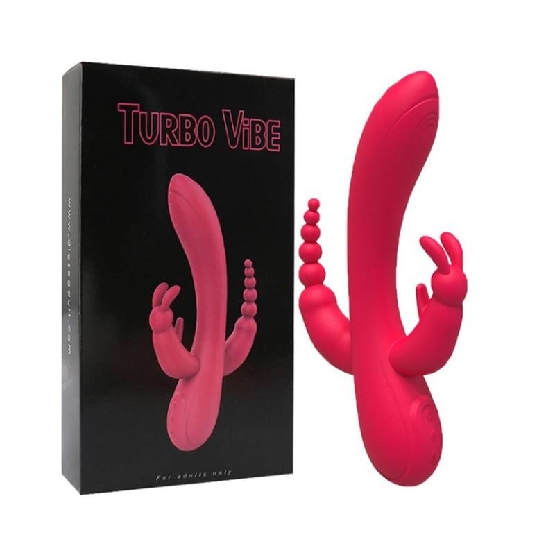 3 In 1 G-Spot Auto-scaling 10 Speed rabbit Vibrators for Wom