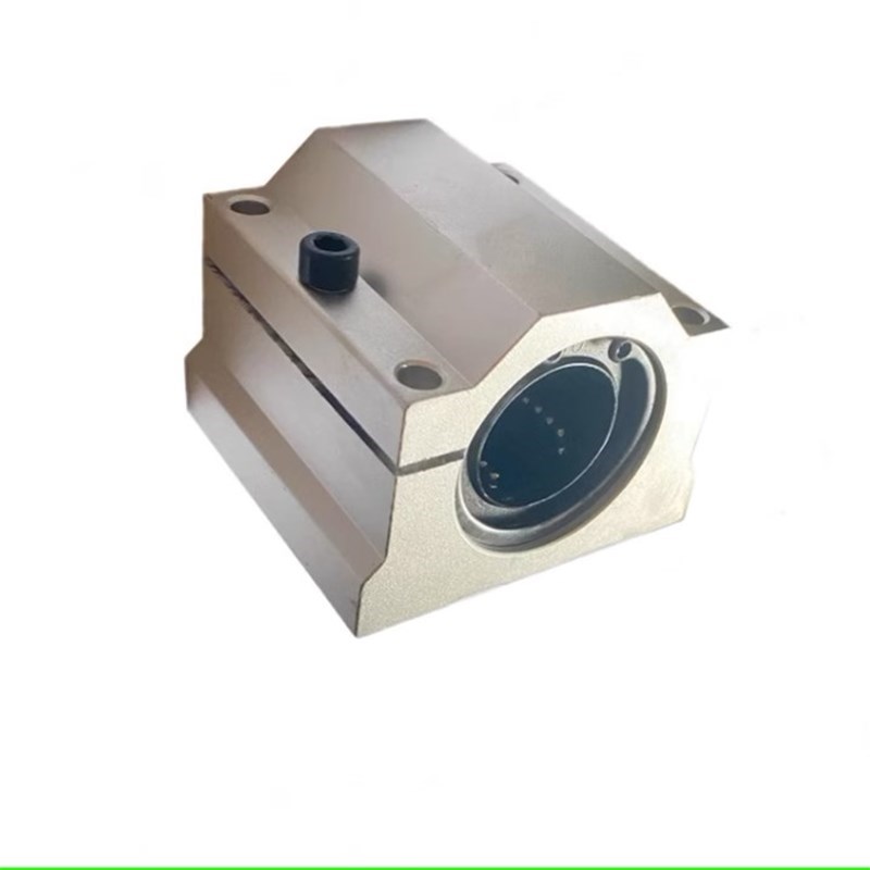 直线轴承光轴滑块导轨SCpS16 20 25 30AJ锁紧滑块小开口间隙导向