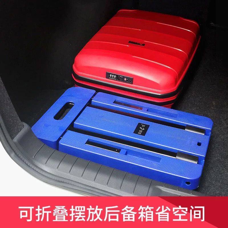 折叠小推车搬运车手推车平板车拉货拉杆车手拉车行李便捷静音