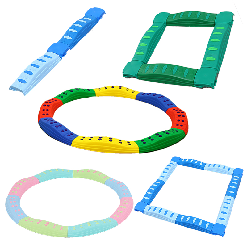 感统训练器材幼儿园触觉平衡板儿童家用独木桥平衡木室内前庭