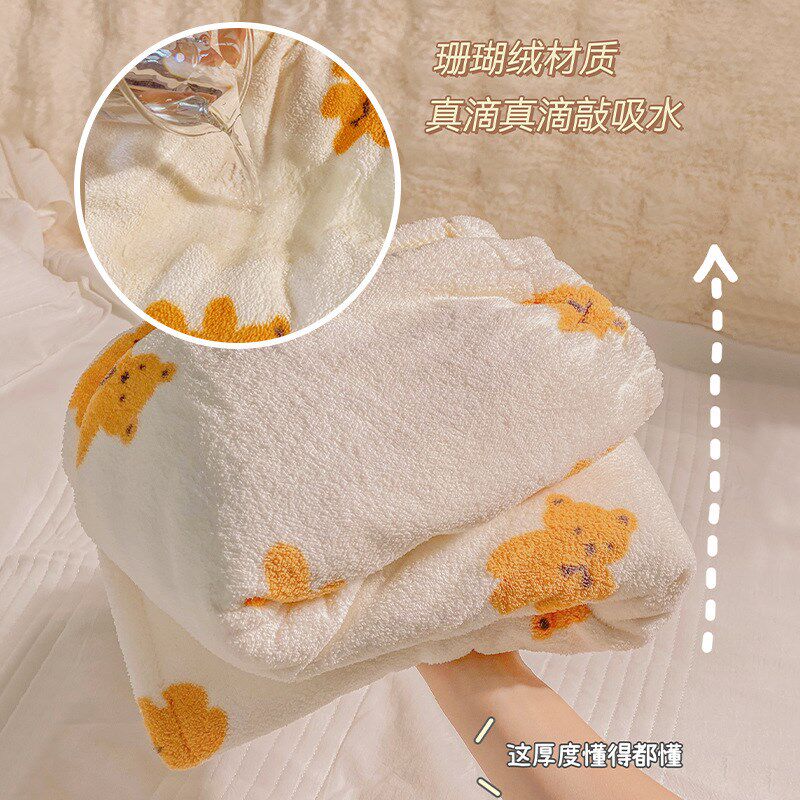 爱浴巾裹巾穿式松紧浴裙女吸水速干夏季掉毛裹胸浴袍件