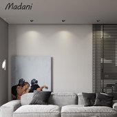 客厅嵌入式 显指单头走廊照画无灯方形防眩