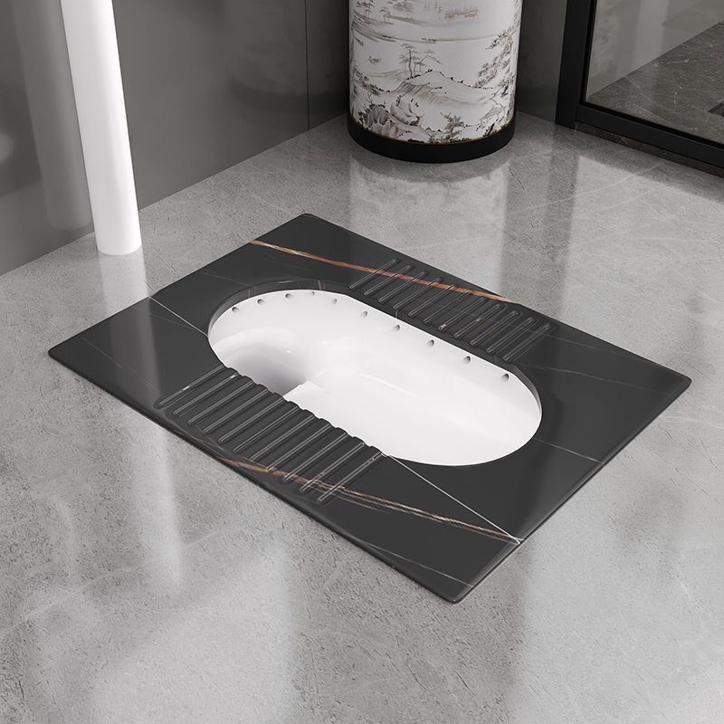 岩板水箱通用家用蹲坑式便盆防臭卫生间蹲厕防滑易新款冲水