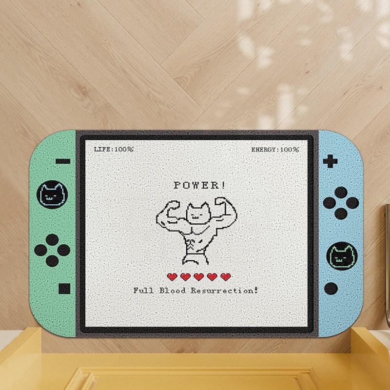 创意22年新款家用入户门门垫丝圈防滑垫门口进门地垫大门脚踏垫