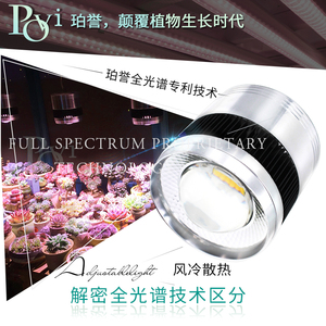 珀誉多肉补光灯上色全光谱仿太阳育苗卉上色生长灯
