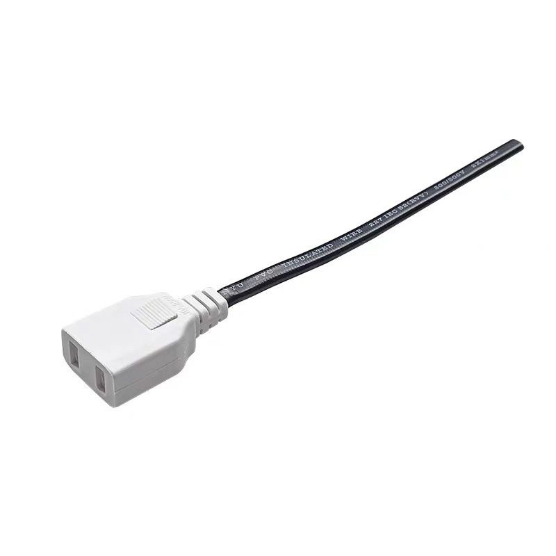 100根2孔带线两脚母插头监控防水盒10A母插头带线一体防水母插头