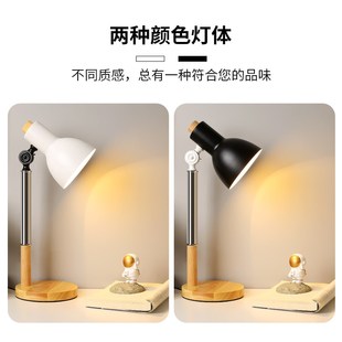 老式钨丝卤素灯白炽灯泡台灯直流无频闪书桌学生学习护眼写作插电