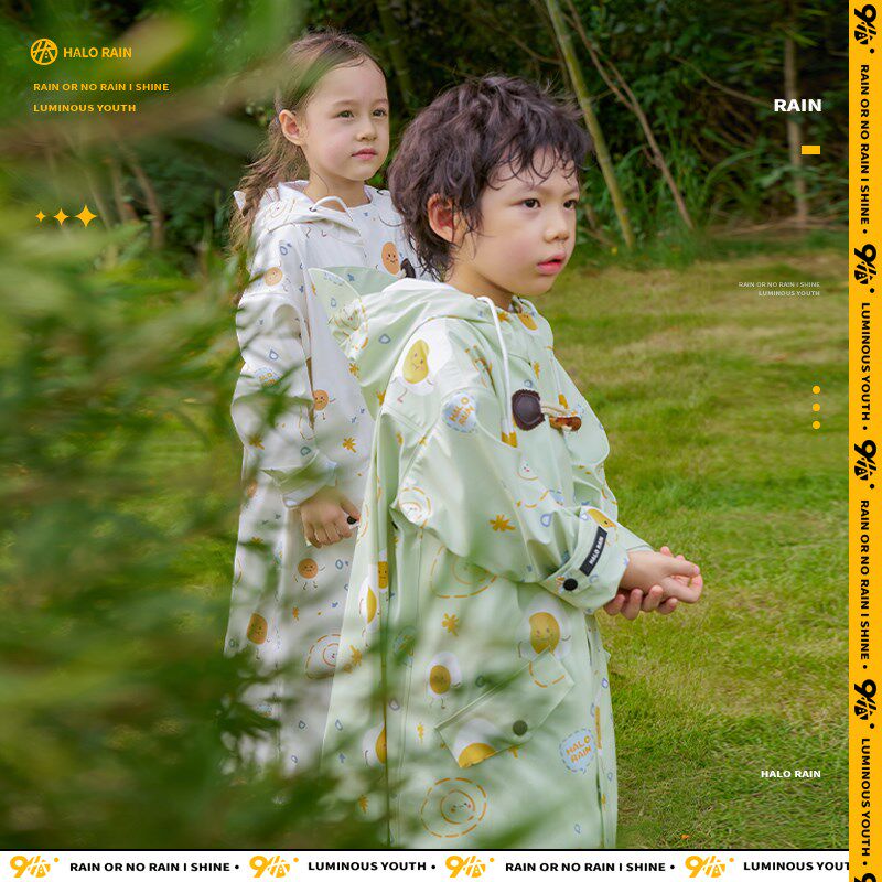 雨衣书包雨衣儿童小孩雨披学生男童长款全身