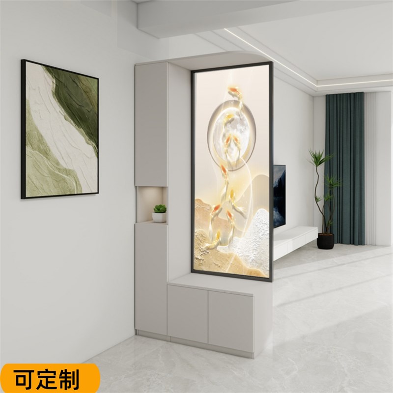 现代入户玄柜进门艺术屏风柜正对大门饰柜柜