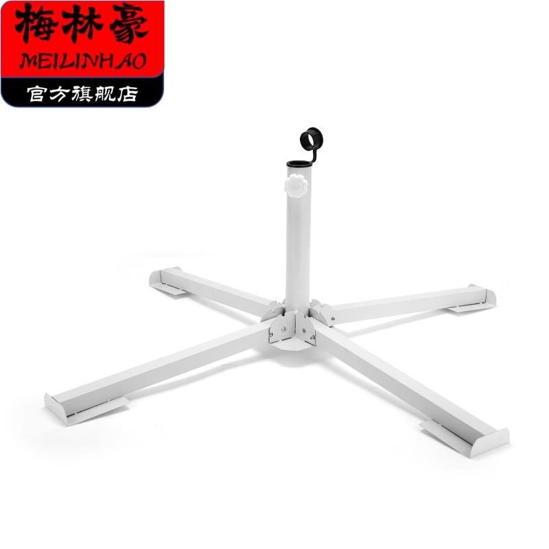 户外沙滩伞遮阳伞摆摊伞雨伞底座可折叠收纳十字太阳伞三角支架底