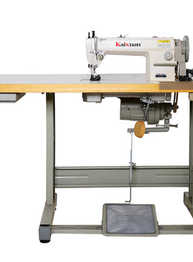 凯旋工业电动上下送料同步车皮革厚料针车缝纫伺服整