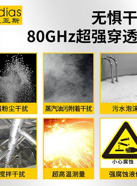 QDGY80A-Va计dias位80Hz高频雷达液位计物位料位计G水计料位高温