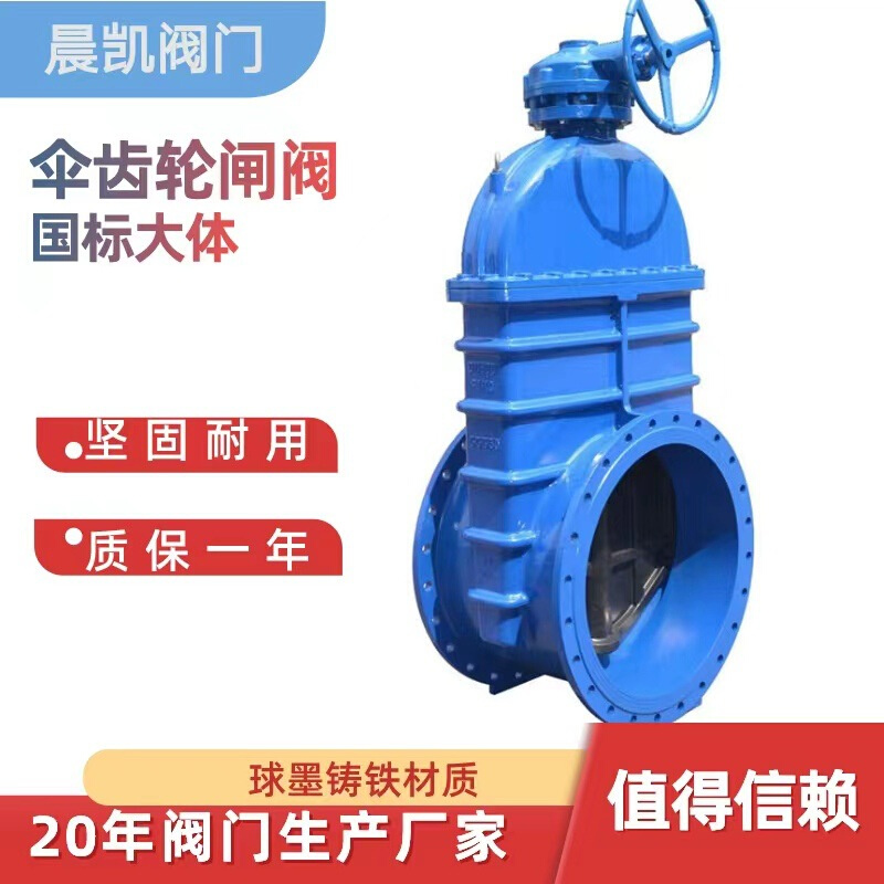 厂家供应 Z545X-16Q伞齿轮法兰闸阀 球墨铸铁阀体 软密封货源充足