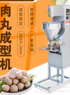 赣云牌160型变频调速肉丸成型机肉圆鱼圆制作猪肉丸鱼丸加工设备