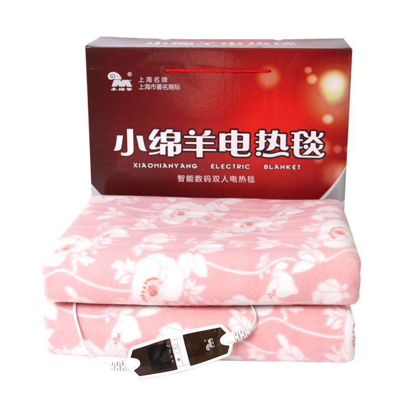 小绵羊电热毯双人双控加厚智能调温单人无辐射安全防水家用电褥子