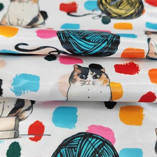 样卡#行路者超亮光滑无弹挺阔质感水晶斜纹缎印面料布料