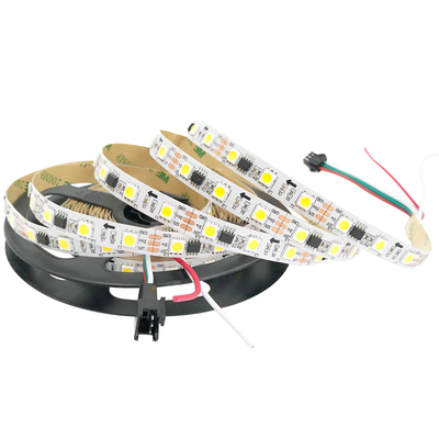 led跑马软灯条裸板全彩灯带WS2811单色流水流星追逐暖白光防水12v