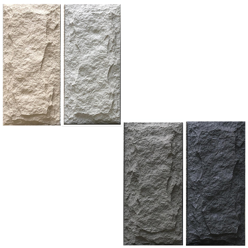 轻质文化石聚氨酯大规格仿真岩石庭院别墅花园背景人造石PU蘑菇石