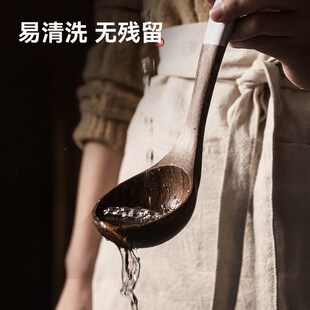 实木汤勺大号盛汤盛粥稀饭木汤勺长汤匙耐温喝汤木头勺子