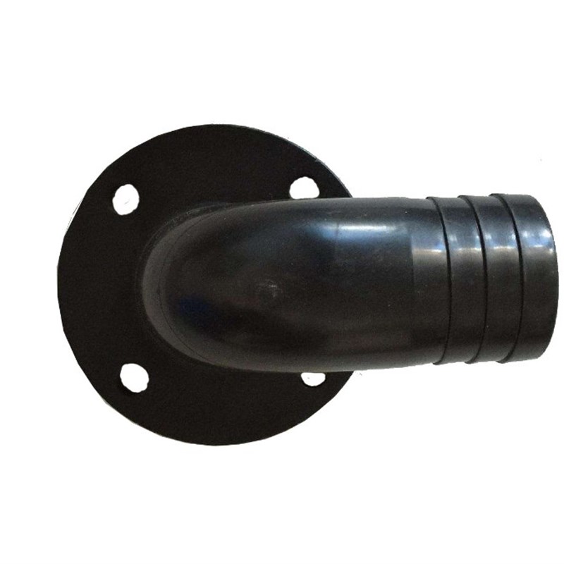 潜水污水泵出水口弯头法兰排污泵接头塑料弯头DN40 50 65 80 100