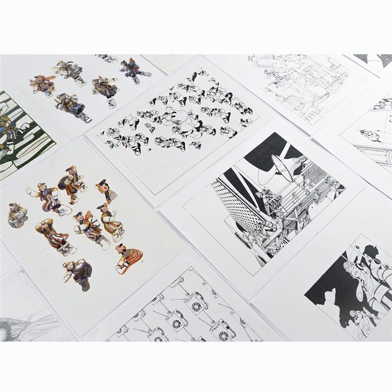 布米盒子知名艺术家李超雄精选手稿素描创作礼盒装,文具电教/文化用品/商务用品,文创/手作/文化用品,淘宝优惠券,粉丝福利购,淘宝优惠卷