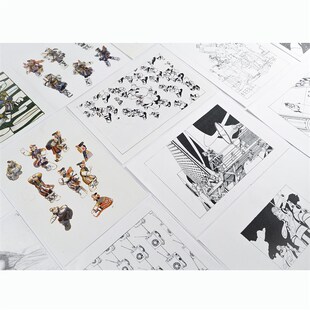 布米盒子知名艺术家李超雄精选手稿素描创作礼盒装