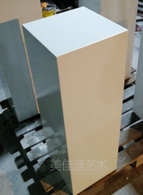 人造纯白石材底座  雕塑饰品搭配摆台 酒店家居装饰基座