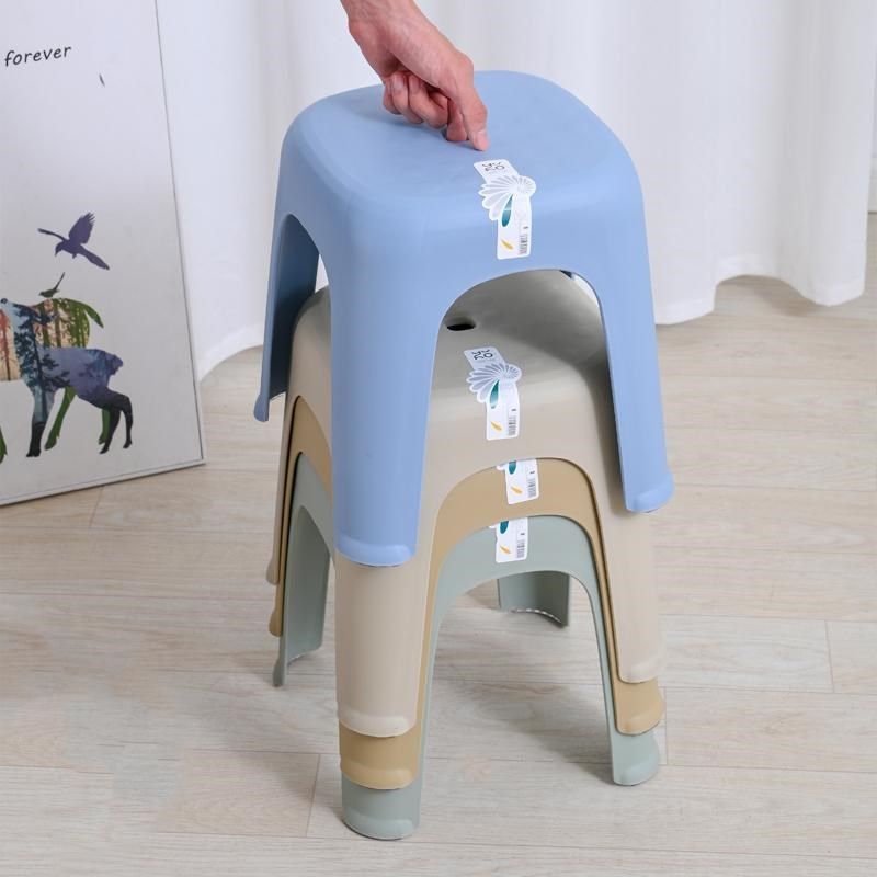 塑料家用加厚防滑凳耐用结实客厅餐桌凳叠放塑料凳,住宅家具,高脚凳,淘宝优惠券,粉丝福利购,淘宝优惠卷