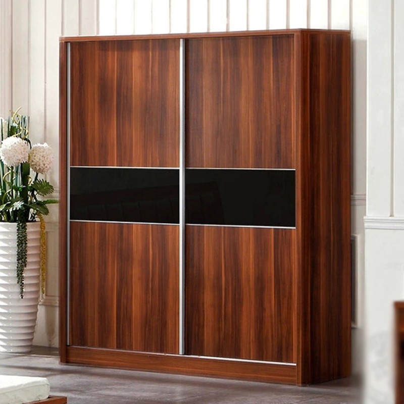 合肥定制移门衣柜推拉门衣柜百叶门波浪卧室家具整体衣柜吊柜