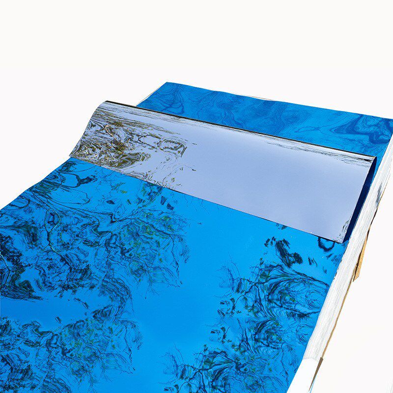 翠蓝色镜 婚庆贴饰舞台展会T台布置地毯碎E面镜地贴