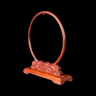 红木玉器展示架酸枝木龙头吊玉架挂玉架饰品珠宝挂架首饰玉牌架子