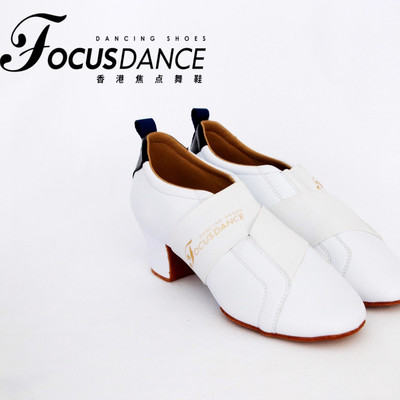 【正品】FocusDance香港焦点舞鞋新款教师鞋成人专业拉丁摩登通用