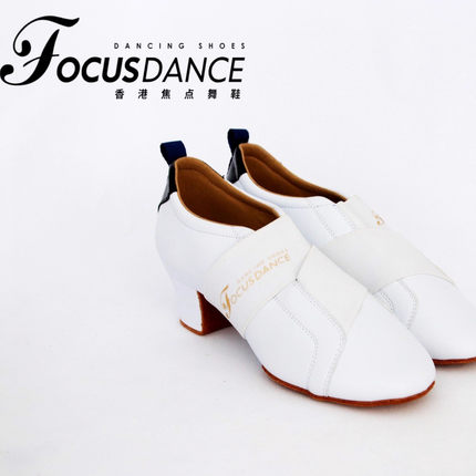 【正品】FocusDance香港焦点舞鞋新款教师鞋成人专业拉丁摩登通用