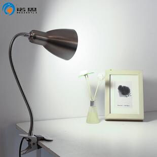 经典老款换灯泡式书桌温习卧室床头防近视护眼台灯金属大夹插电