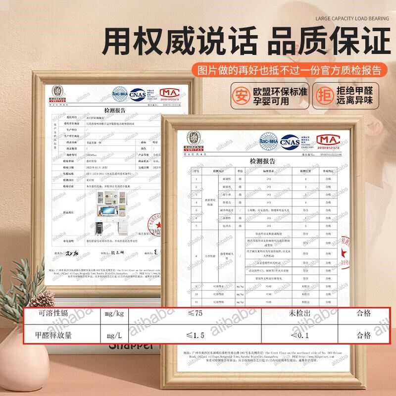 书桌书架书柜体电脑台式桌实木卧室学生儿童学习写字台