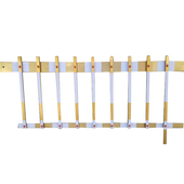 黑色四方栅栏土豪金栅栏式 杆小区挡车杆停车场门禁落栅栏杆