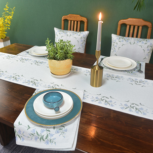 瑞典lund 欧式素雅桌旗 风桌垫茶几布电视柜餐边柜桌布