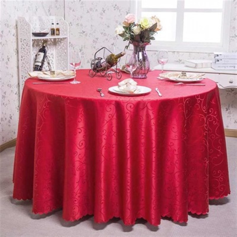 长方形圆形餐桌布酒店饭店大圆桌布方桌布宴会婚庆餐厅茶几台布